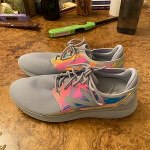 Super fun reflective New Balance sneakers